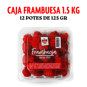 Caja 1.5kg frambuesa